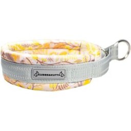 Kusse & Kutta Hundhalsband Bred Modell Rosa/gul 6