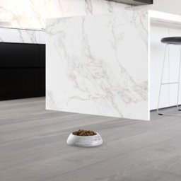Savic Delice Matskål I Plast Med Anti-Slip Marmor XS