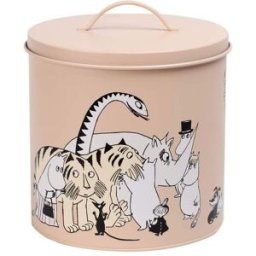 Moomin Mumin Förvaringsburk För Hund & Katt Beige