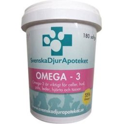 Svenska Djurapoteket Omega-3 Kapslar 180 St