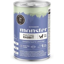 Monster Pet Food Monster Dog Adult Single Protein Rabbit 400 G