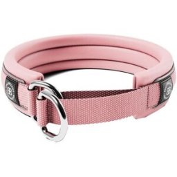 Bullybillows Hundhalsband Halvstryp Rosa Reflekterande 3 Cm S