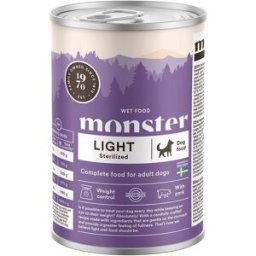 Monster Pet Food Monster Dog Adult Light & Sterilized 400 G