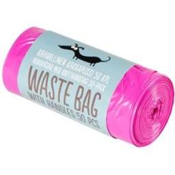 Little&bigger; Bajspåse Med Handtag 50-Pack Rosa