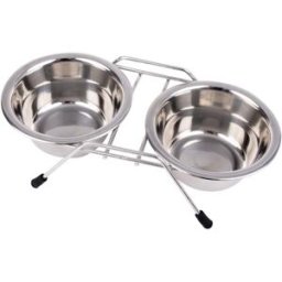 Little&bigger; Double Diner Metallic Skål 2x250ml
