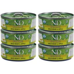 Farmina N&d; Cat Prime Wild Boar & Apple 6x70 G