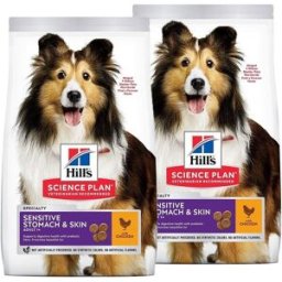 Hill'S science Plan Sensitive Stomach & Skin Medium Chicken 2 X 14kg