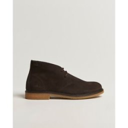 Boss BLACK Kope Suede Desert Boots Dark Brown
