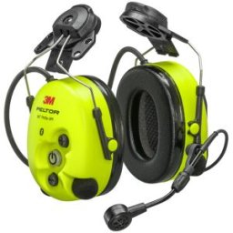 3M Hörselkåpa WS ProTac XPI Bluetooth-headset med hjälmfäste, med nivåberoende, gul,