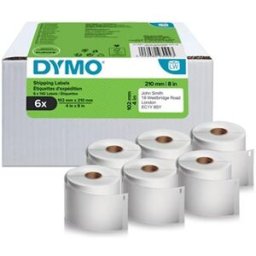Etikett DYMO LW Frakt 102x210mm 6rl/krt