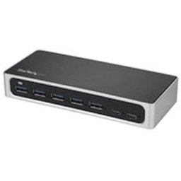 StarTech.com USB C-hubb med 7 portar och med snabbladdningsport