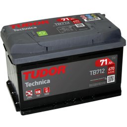 Startbatteri Tudor TB712 Technica 71 Ah