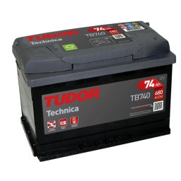 Startbatteri Tudor TB740 Technica 74 Ah