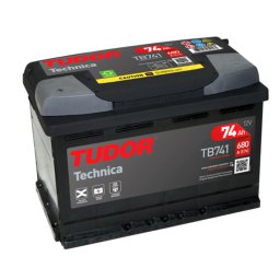 Startbatteri Tudor TB741 Technica 74 Ah