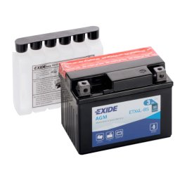 Startbatteri 4590 Exide MC ETX4L-BS 3Ah