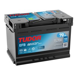 Startbatteri TL700 START-STOP EFB 70Ah TUDOR