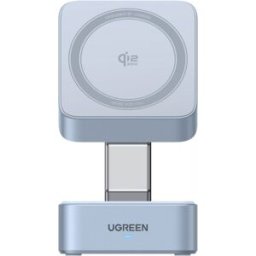 Ugreen Magflow Qi2.2 25w 2-I-1 Magnetisk Trådlös Laddare