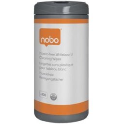WhiteboardrengÃ¶ring NOBO servetter 100/f