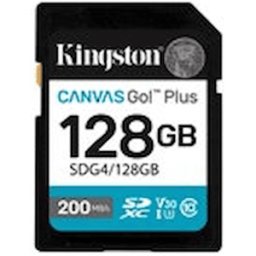 Kingston Canvas Go! Plus - Flash-minneskort - 128 GB - Video