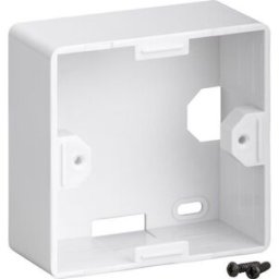 Keystone standardsystem Utanpåliggande monteringsram 80 x 80 mm Vit