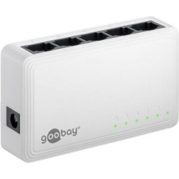 Goobay 5-port Gigabit Ehternet switch Vit