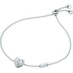 Michael Kors hjärt silverarmband MKC1518AN040