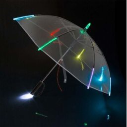LED Paraply Transparent 85cm