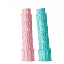 Lutande Tornet i Pisa, Koppar - Rosa