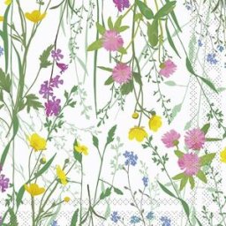 Servett Flora 2-lags 33x33cm 20/fp
