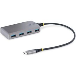 StarTech.com 4-Port USB-C Hub, USB 3.0 5Gbps, Bus Powered, USB