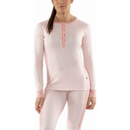 Termo Women's Long Sleeve Jumper Buttons Soft Pink XL