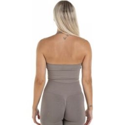Divina Seamless Sports Bra "Sleek" Coffee-L