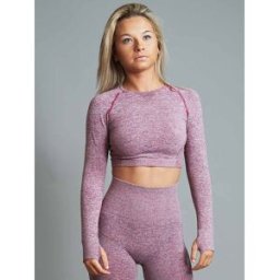 Divina Crop Top "Angel" Purple-X-Small
