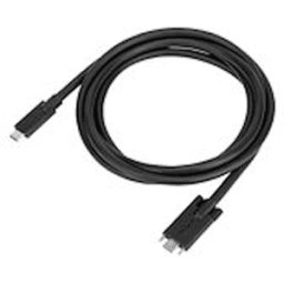 Targus - USB-kabel - USB-C (hane) till USB-C (hane) skruvbar