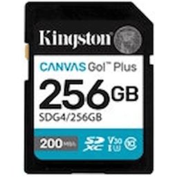 Kingston Canvas Go! Plus - Flash-minneskort - 256 GB - Video