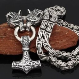 Varia Design Wolves halsband silver