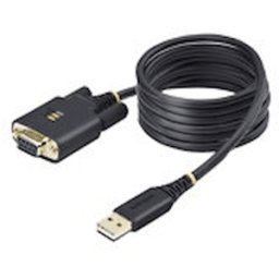 StarTech.com 6.6ft/2m USB to Null Modem Serial Adapter Cable,