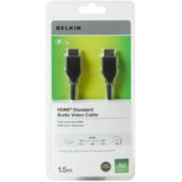 HDMI Standard Audio Video Cable, Black (1,5m)