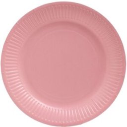 PRONAPPE Tallrik papper 23cm rosa 20/fp