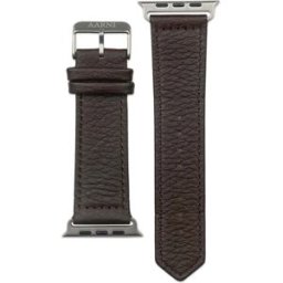 Aarni Apple Watch mörkbrun hjortskinn armband 38/40/41 mm
