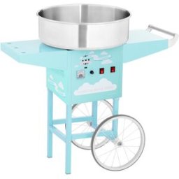 Royal Catering Sockervaddsmaskin med vagn - 52 cm - 1200 W - turkos