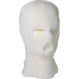 Mil-Tec Balaclava 3-håls Acryl - Vit