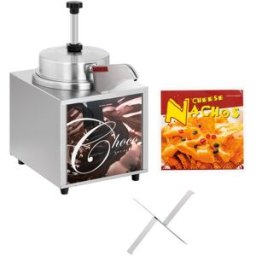 Royal Catering Såsdispenser - med värmefunktion - Nachoost - Choklad - 3,3 L