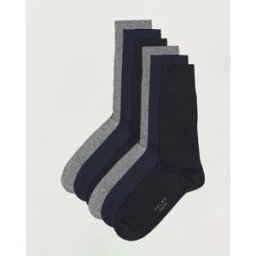 Falke 6-pack Happy Cotton Socks Black/Navy/Light Grey