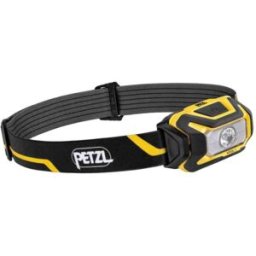 Petzl Pannlampa Aria 1, Svart/gul, Inkl. batterier