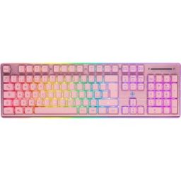 Deltaco Gaming Pk75 Rgb Gaming Tangentbord - Rosa