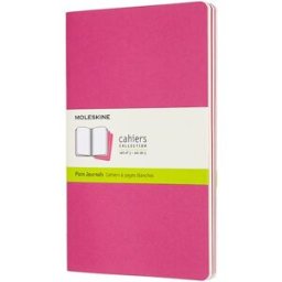 Cahier Journal Olinjerad Large Rosa 3-Pack