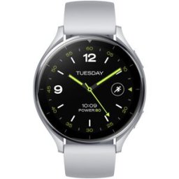 Xiaomi Watch 2 Silver Case With Gray TPU Strap