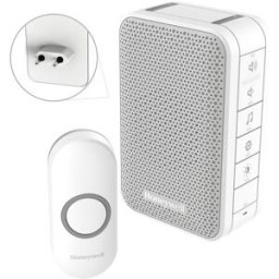 Gelia Dörrsignalset, trådlös, plug-in, Serie 3, LED-ljus, 150 m