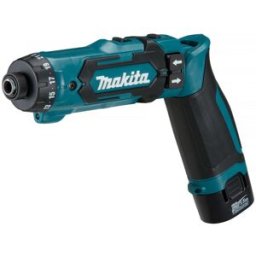 Makita Skruvdragare 7,2V DF012DSJ, inkl. 2 st 1,5Ah-batterier, laddare & väska